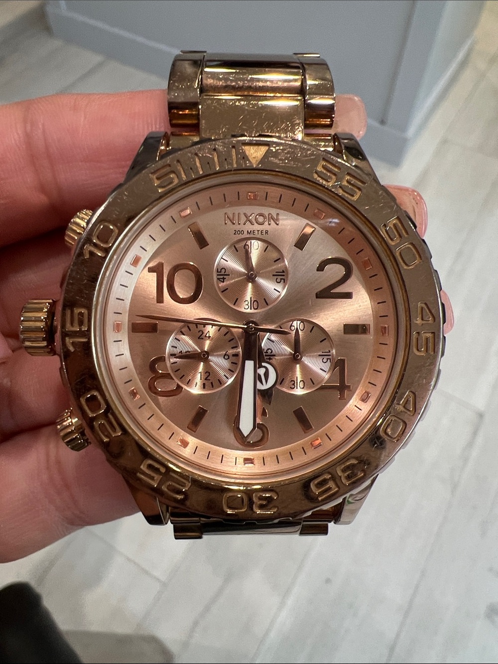 Women’s Rose Gold NIXON WATCH